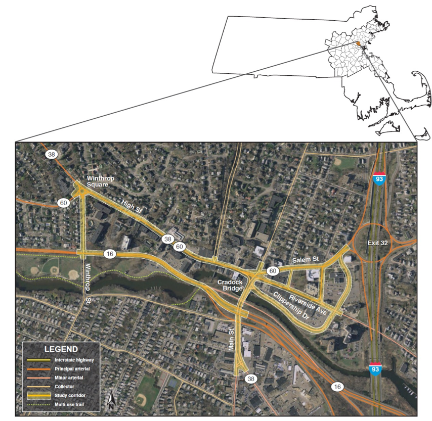 Map of the region for this report.